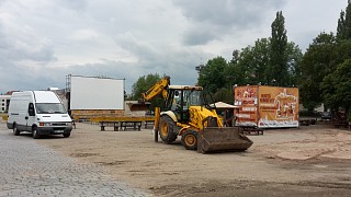 Letní kino Pardubice teréní úpravy, 2017