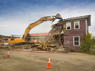 Demolice, bourací práce